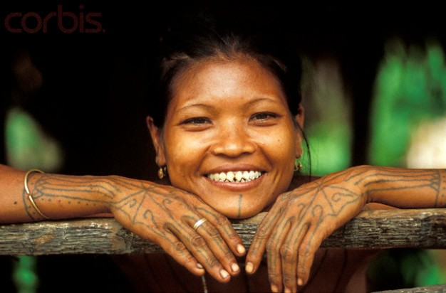 Mentawai Woman with Filed Teeth